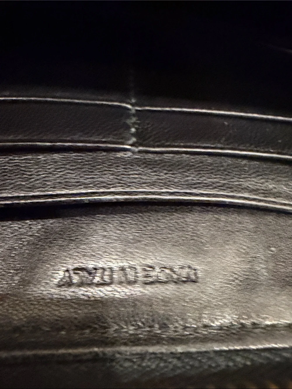 Prada Black Gathered Leather Zip-Around Wallet with Gold Logo
